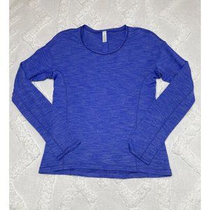 Lululemon Woman’s Blue Tee Long Sleeve Size 4